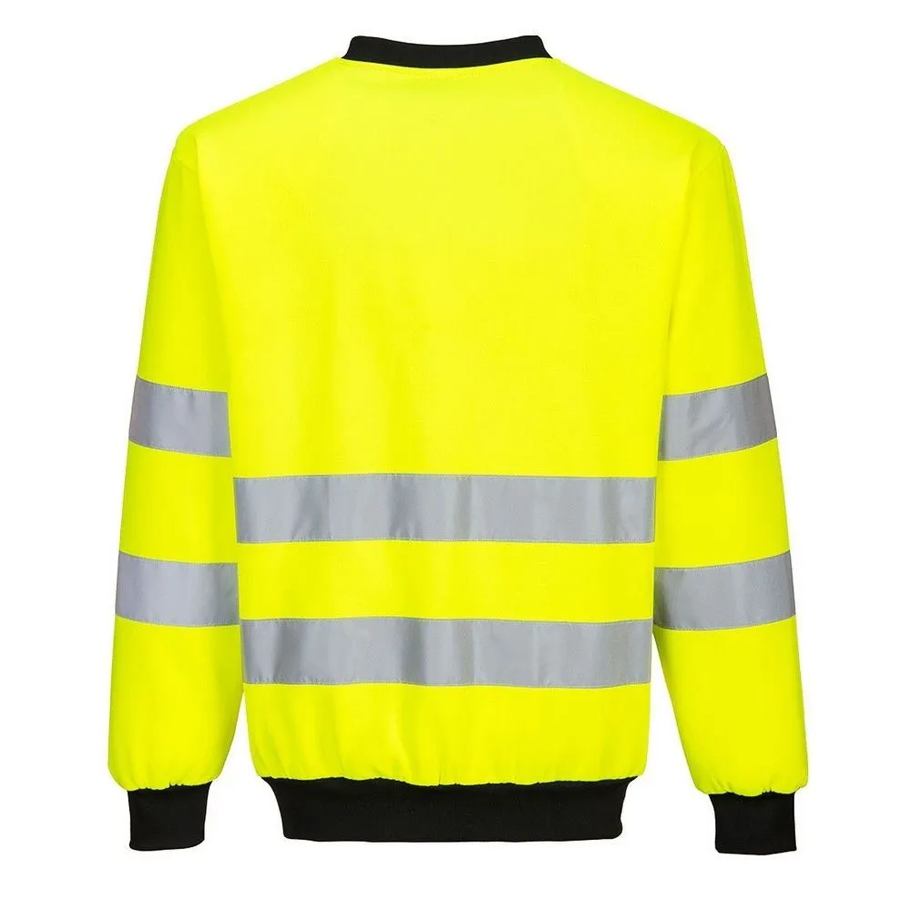 Sudadera PW2 de alta visibilidad con cuello redondo 