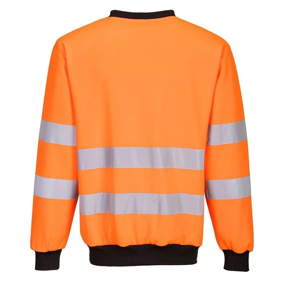 Sudadera PW2 de alta visibilidad con cuello redondo 