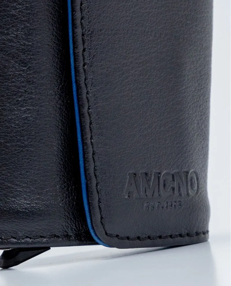 Tarjetero en cuero para hombre