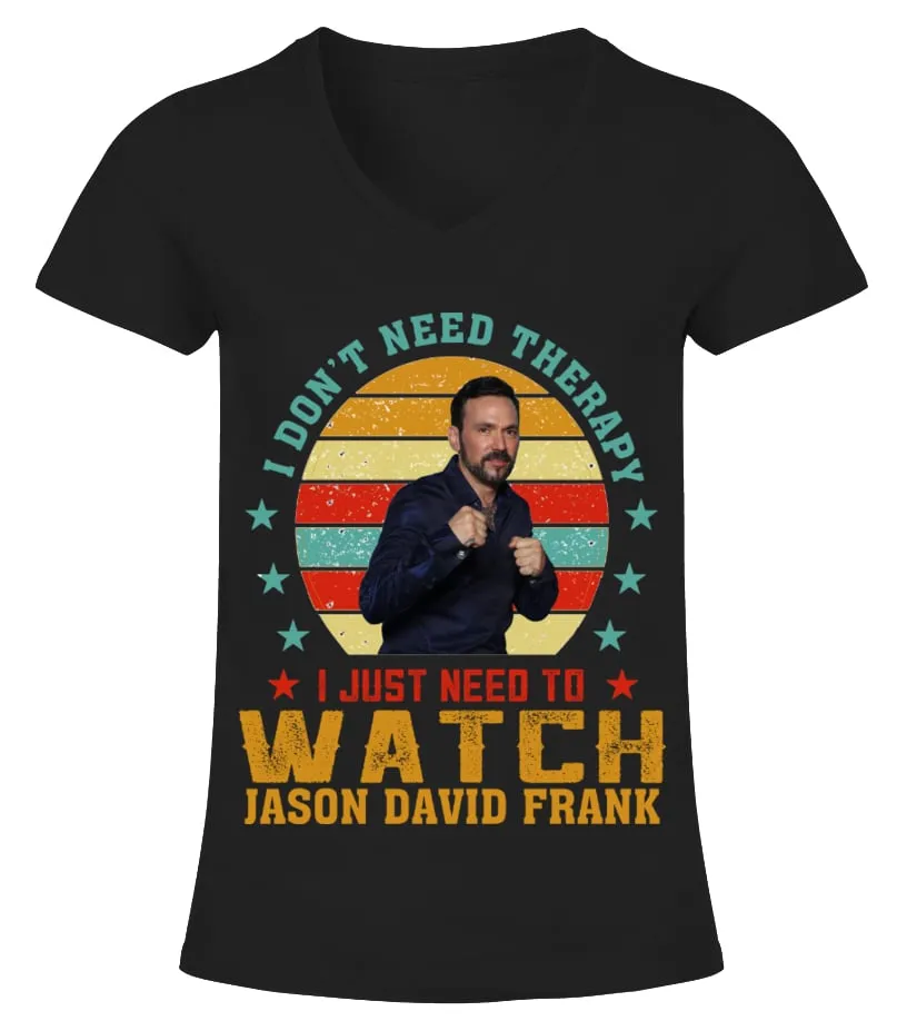TO WATCH JASON DAVID FRANK Camiseta cuello pico Mujer
