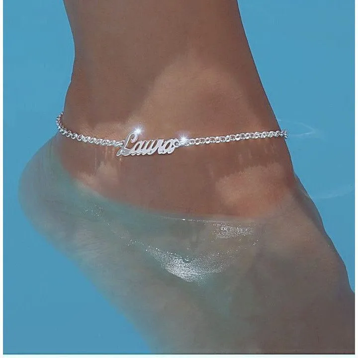 Tobillera nombre personalizado