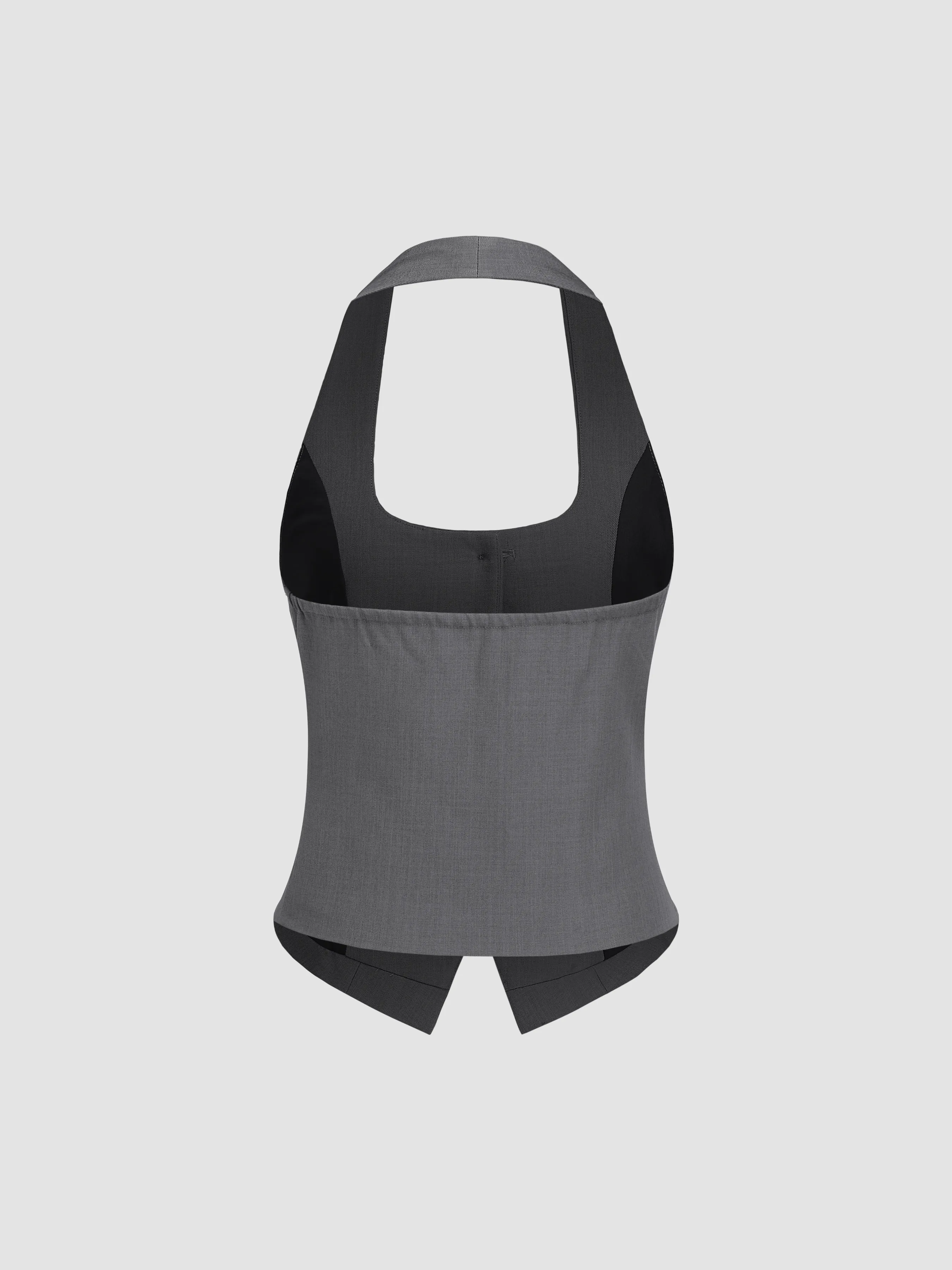 Top con Botones Halter
