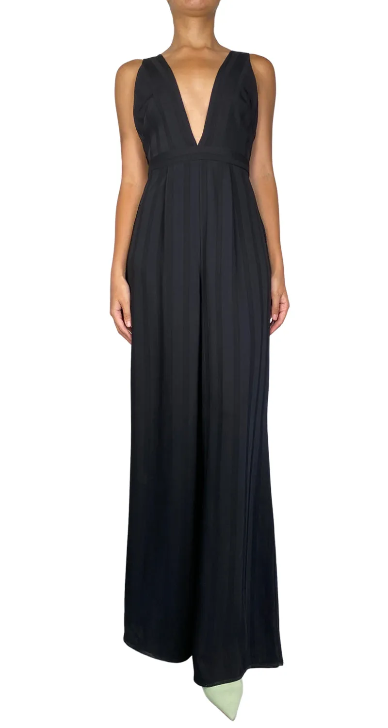 TOPSHOP Enterito Negro Tiras Cruzadas