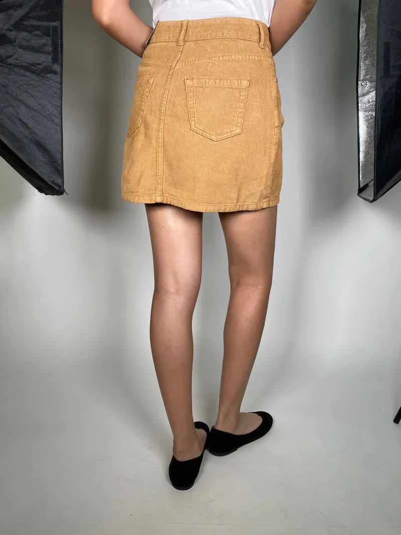 TOPSHOP Falda Cotelé