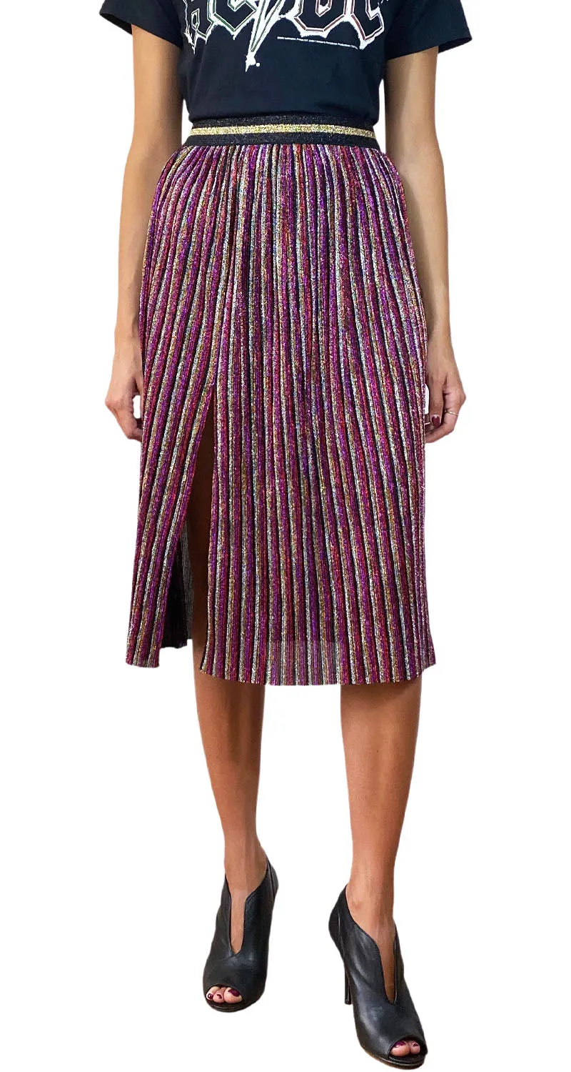 TOPSHOP Falda Lurex Multicolor