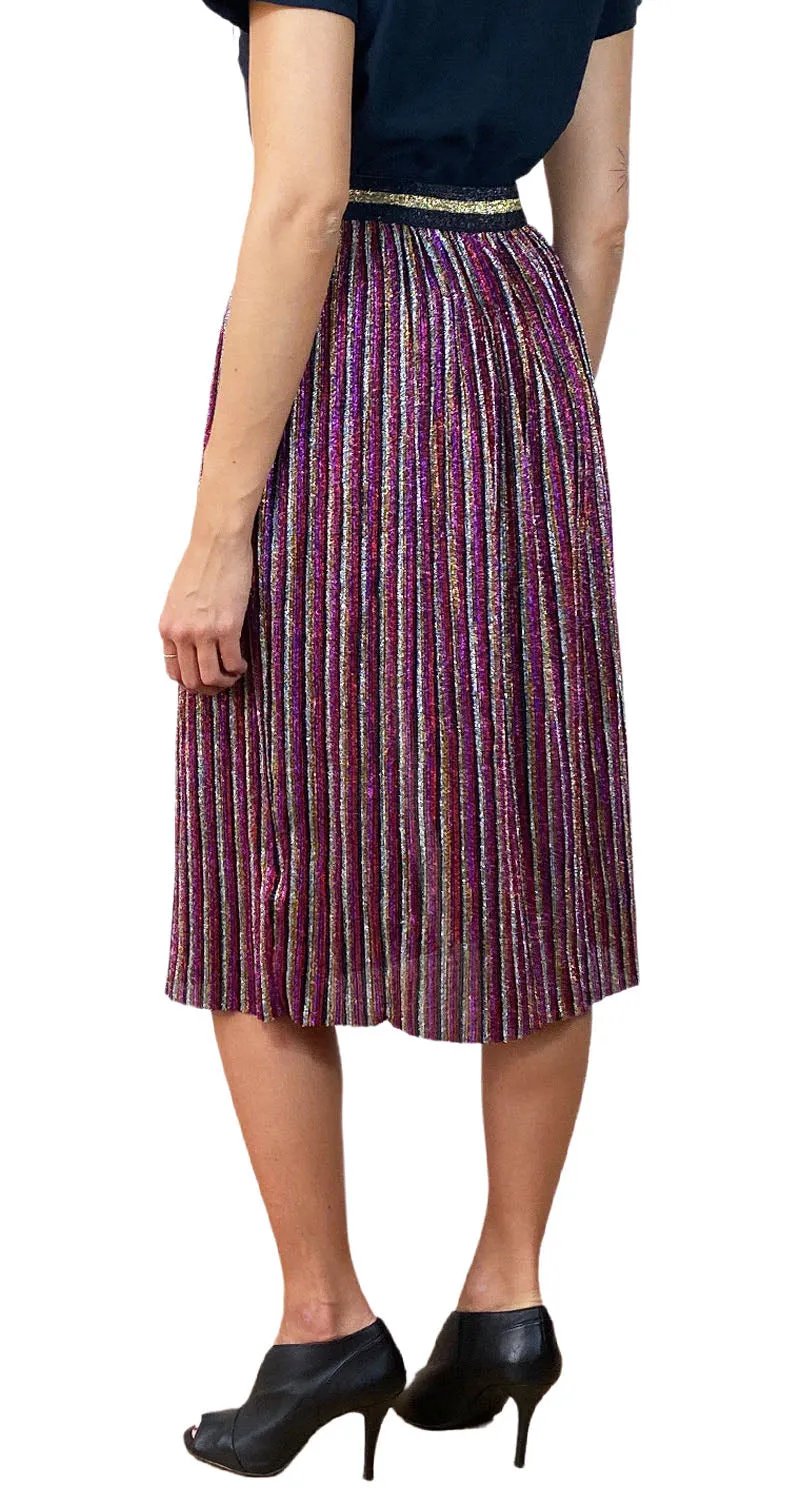TOPSHOP Falda Lurex Multicolor