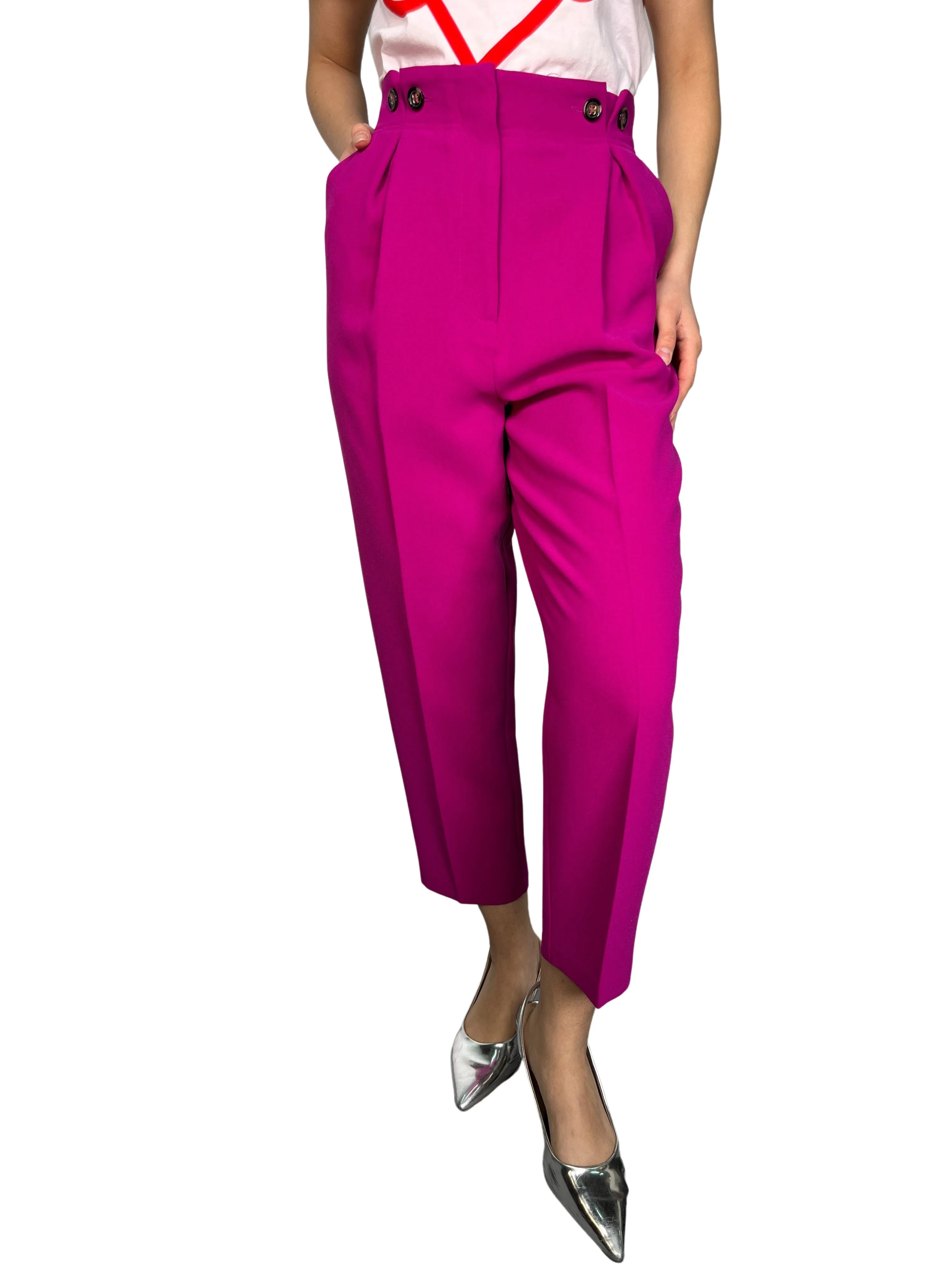 TOPSHOP Pantalón Magenta