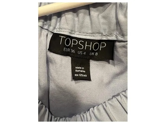 Topshop Tops Azul 