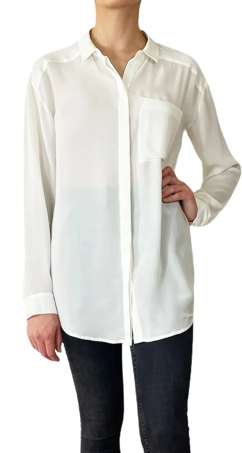 TOPSHOP Traslucido Blouse