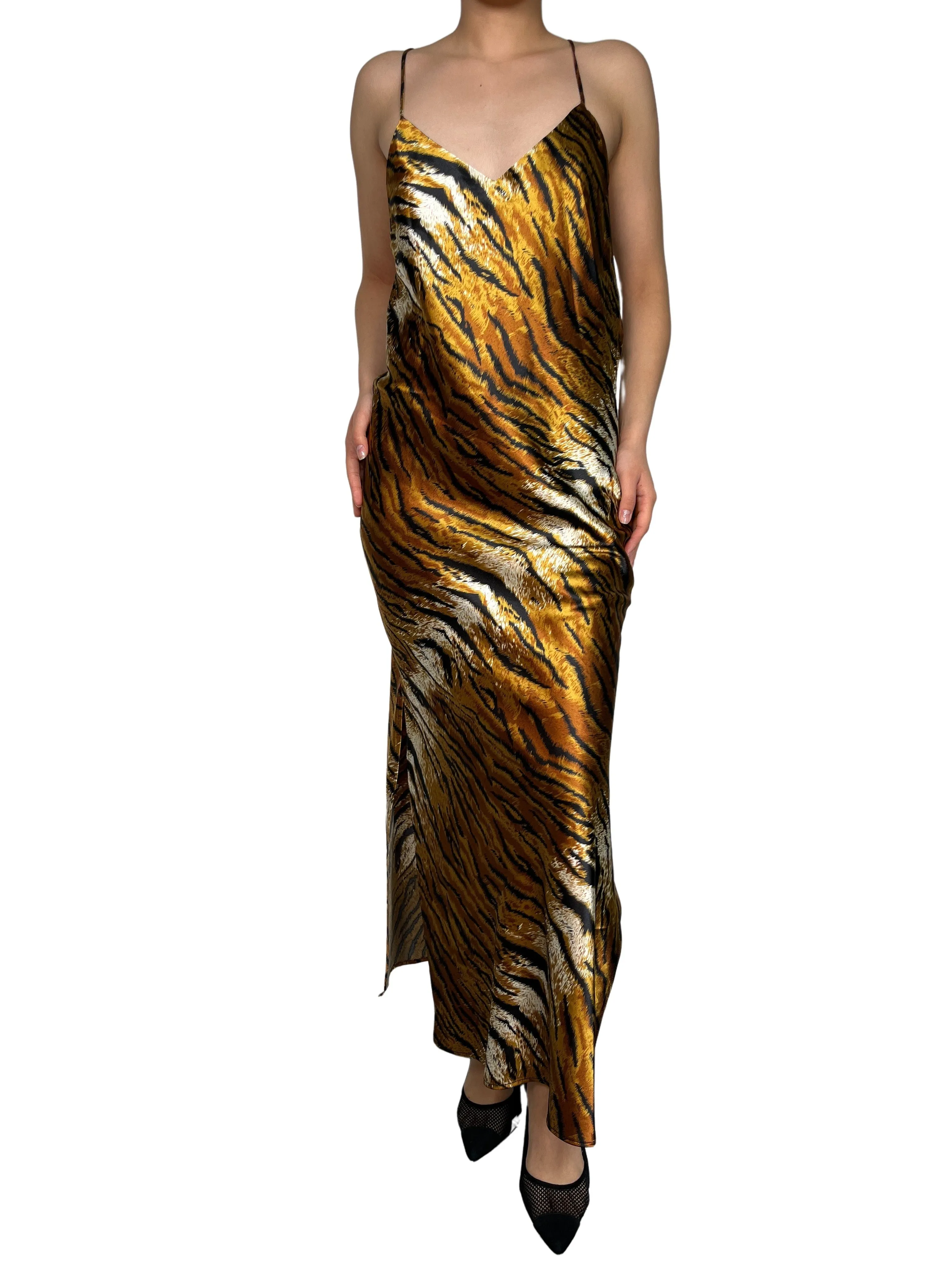 TOPSHOP Vestido Animal Print