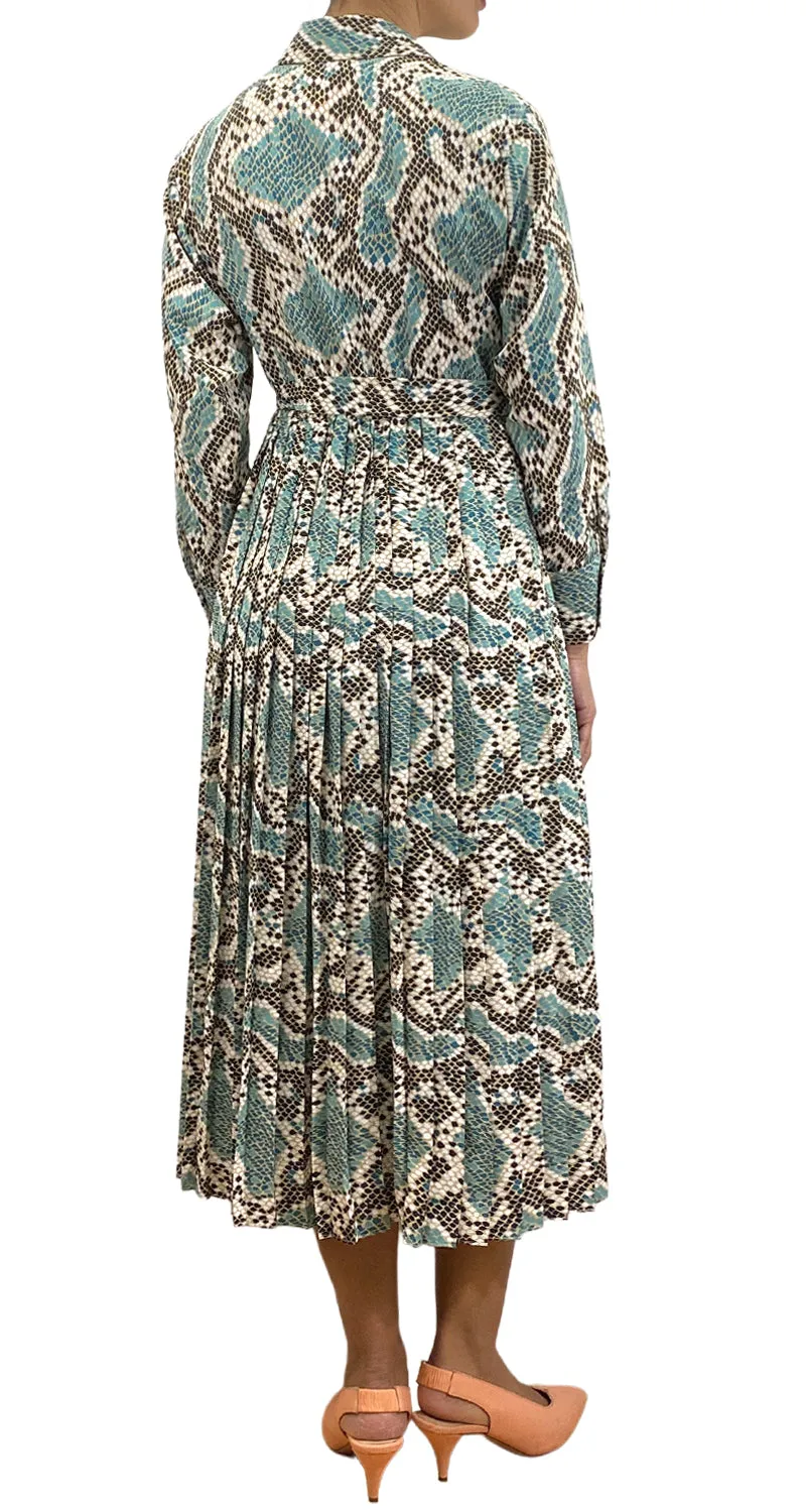 TOPSHOP Vestido Snake Multicolor