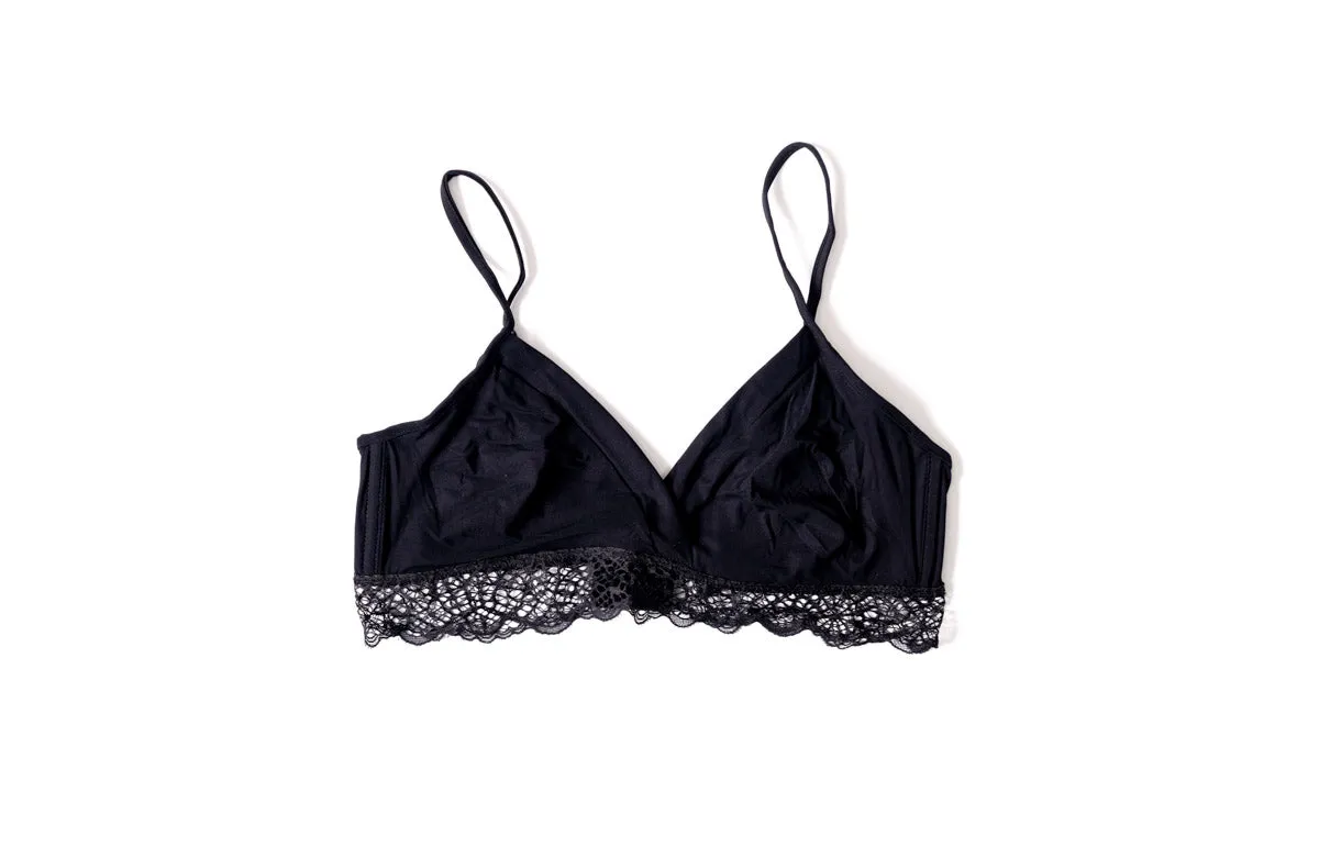 TOUCHÉ Bralette Negro Encaje