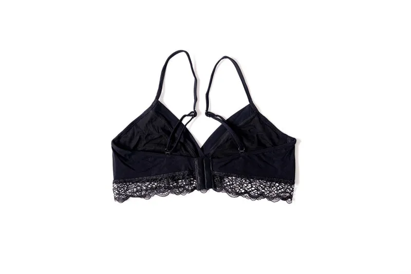 TOUCHÉ Bralette Negro Encaje