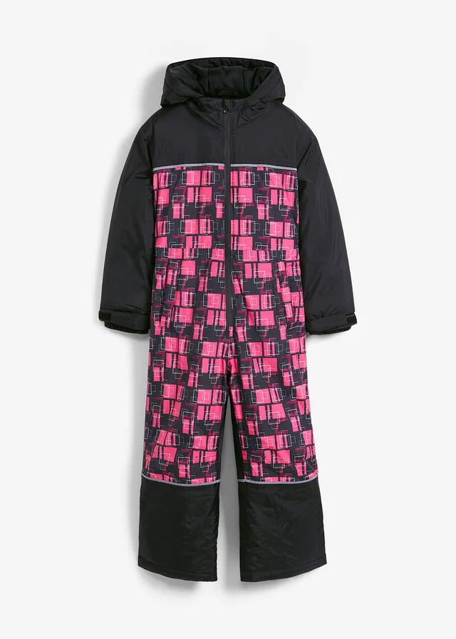TRAJE PARA LA NIEVE NEGROMORAPINK LADYBLANCO CON ESTAMPADO GRáFICO