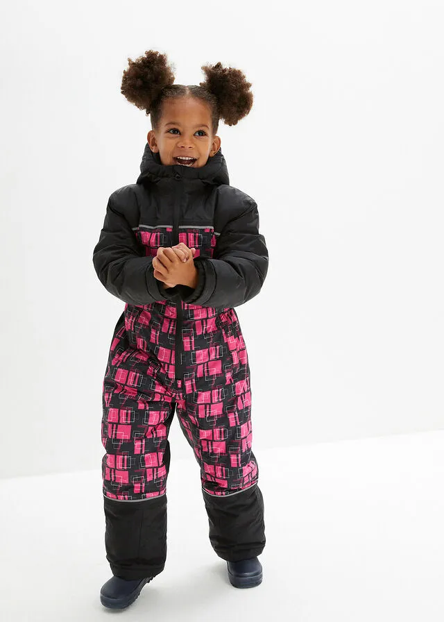 TRAJE PARA LA NIEVE NEGROMORAPINK LADYBLANCO CON ESTAMPADO GRáFICO