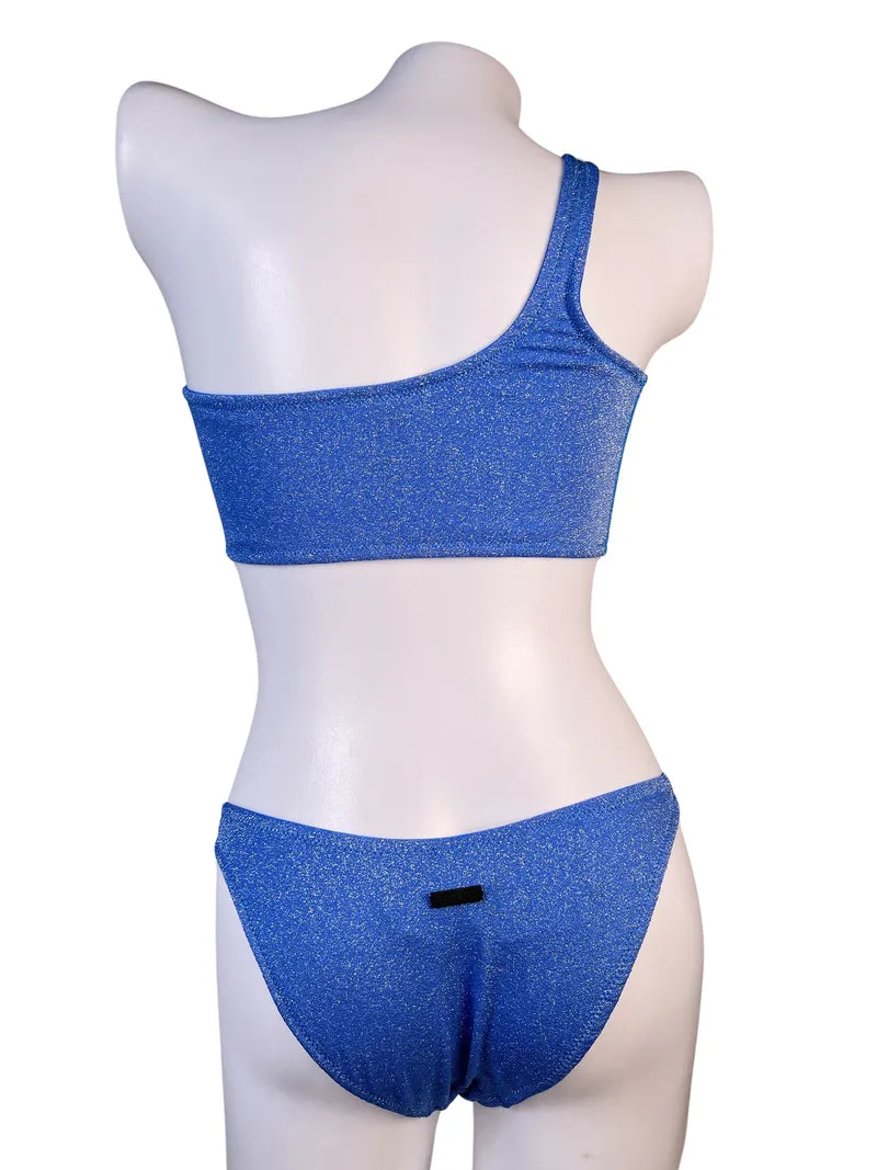 TRIANGL Bikini Lurex Asimétrico