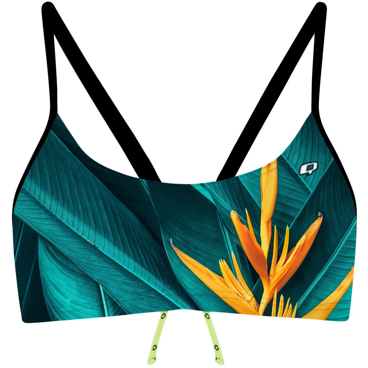 TROPICAL NATURE  BANDEAU BIKINI TOP