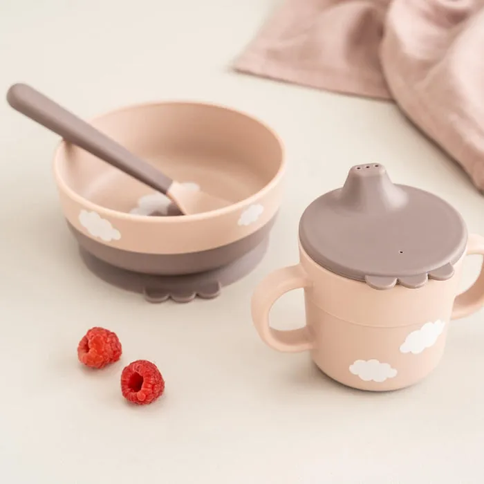 Vajilla Infantil Happy Clouds Powder · Done By Deer