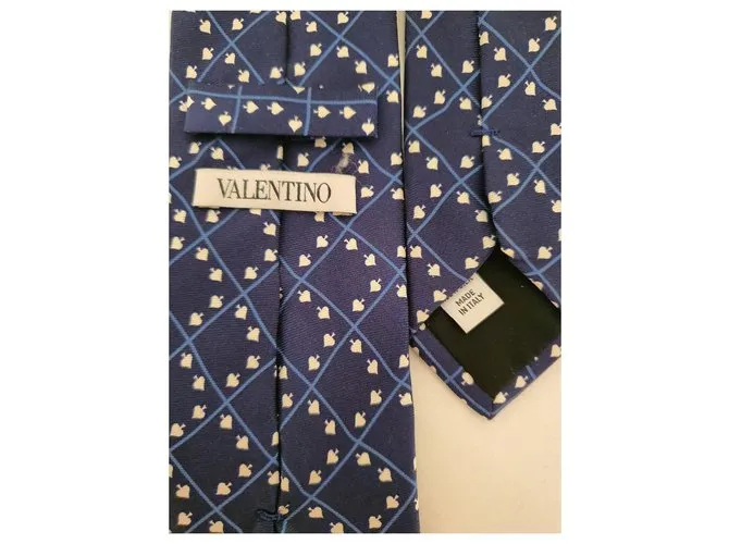 Valentino Corbatas Azul marino 