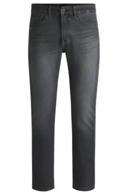 Vaqueros Delaware slim fit en cómodo denim elástico negro