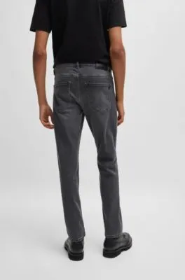 Vaqueros Delaware slim fit en cómodo denim elástico negro