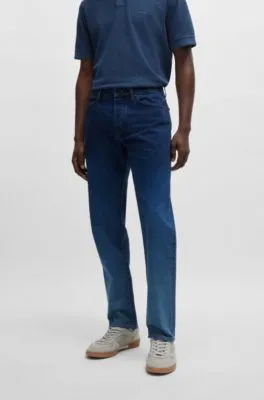  Vaqueros Maine regular fit en denim añil degradado