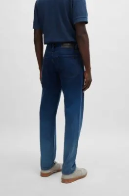  Vaqueros Maine regular fit en denim añil degradado