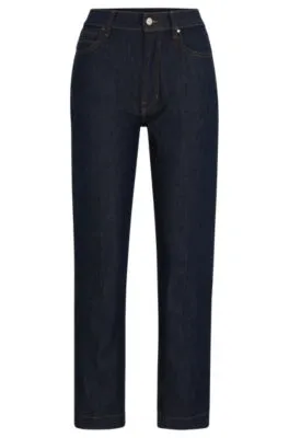 Vaqueros slim fit en cómodo tejido vaquero elástico azul marino