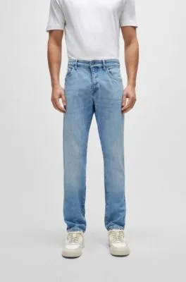 Vaqueros slim fit en tejido vaquero elástico azul