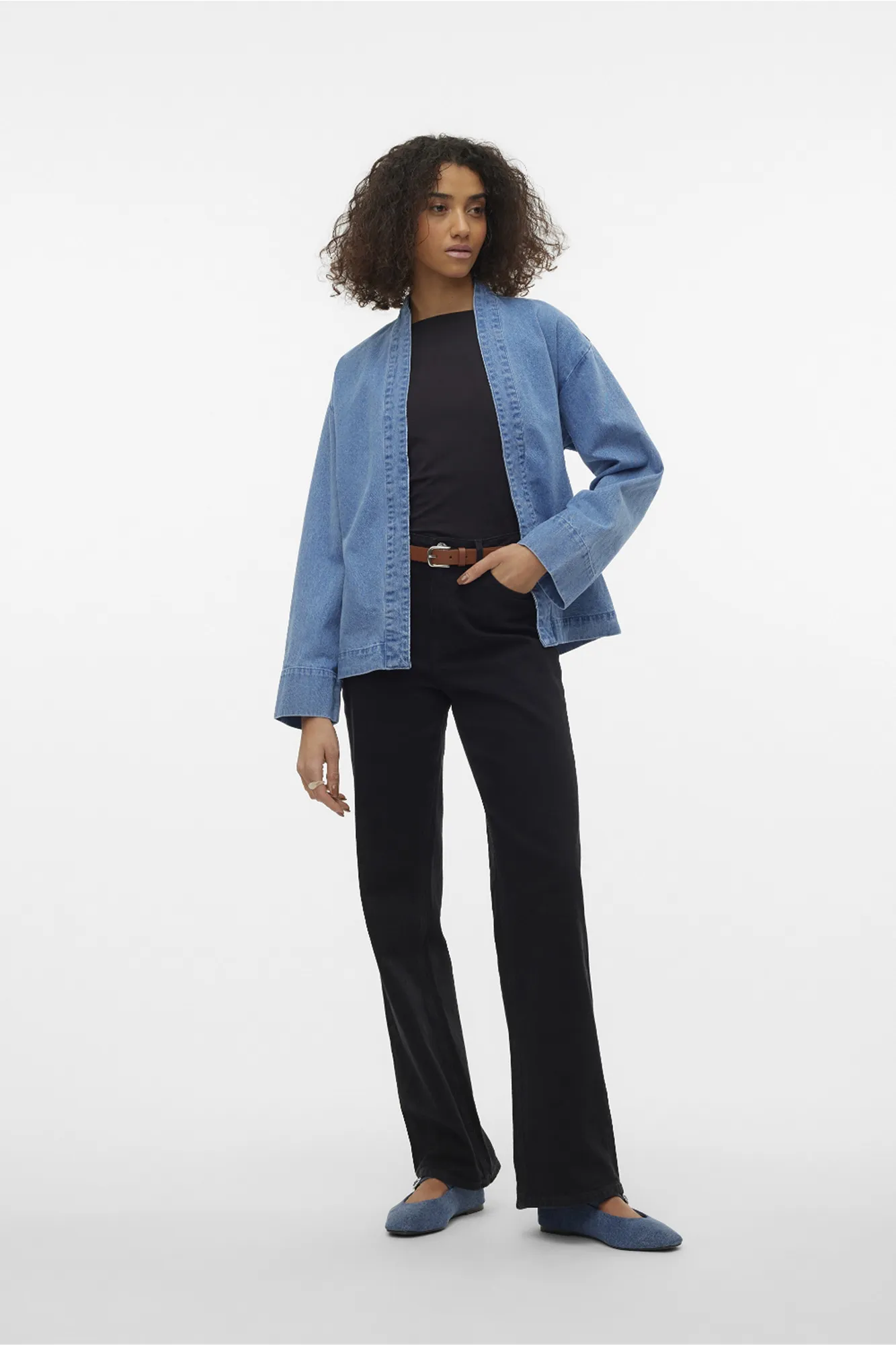 Vero Moda Kimono de tejido vaquero