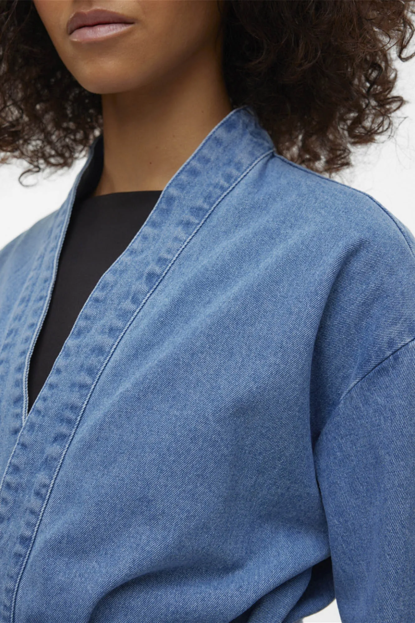 Vero Moda Kimono de tejido vaquero