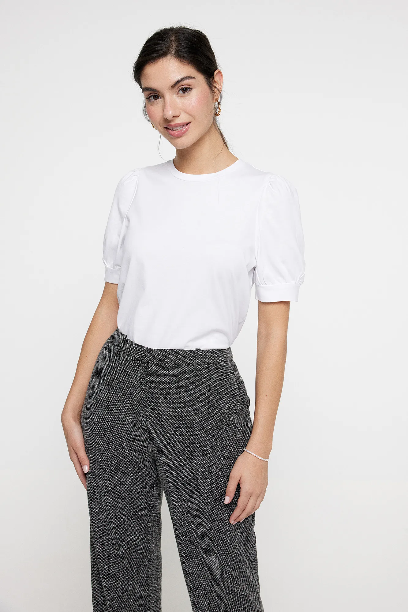 Vero Moda Pantalón largo de tiro medio