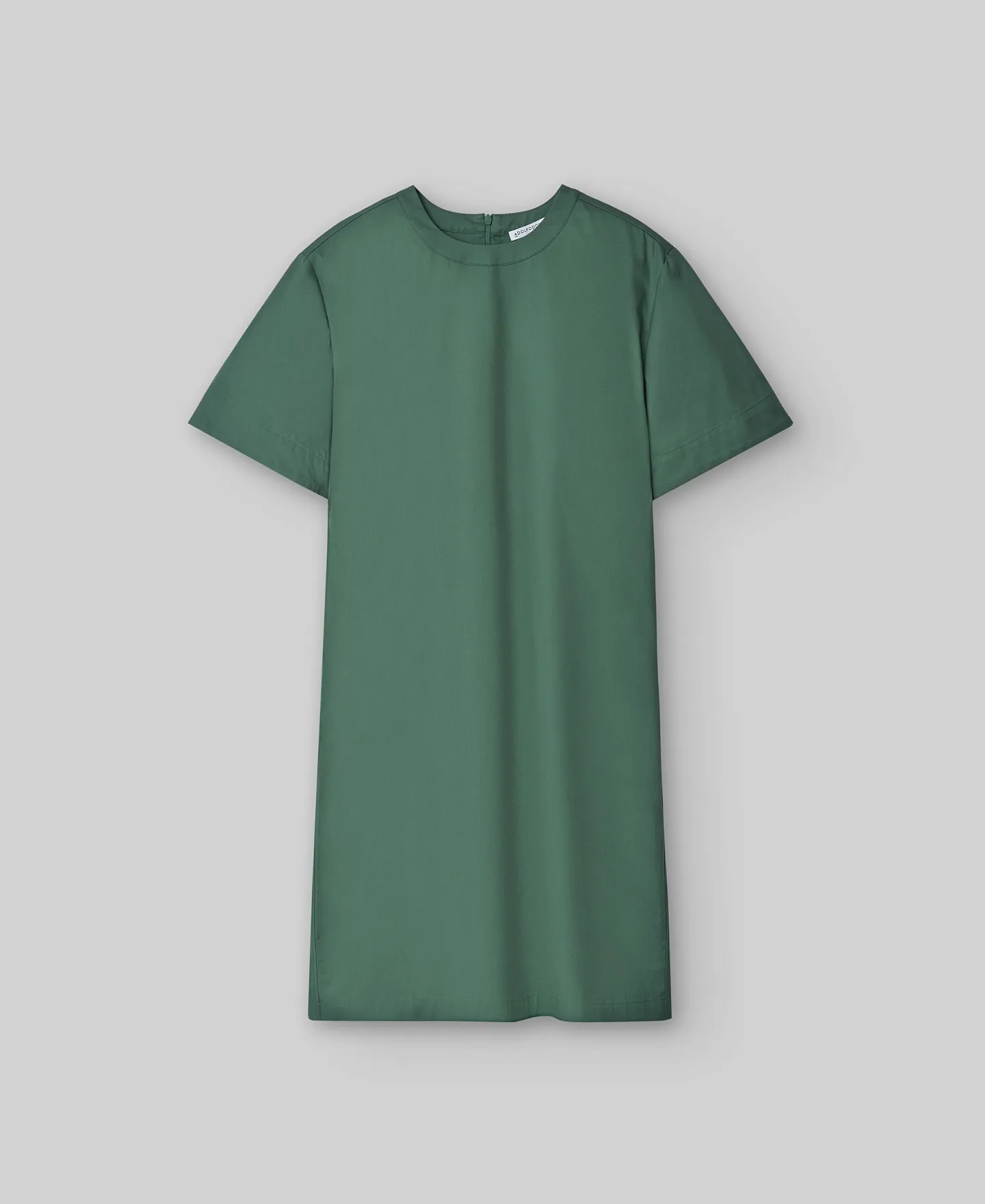 Vestido espalda plisada mujer