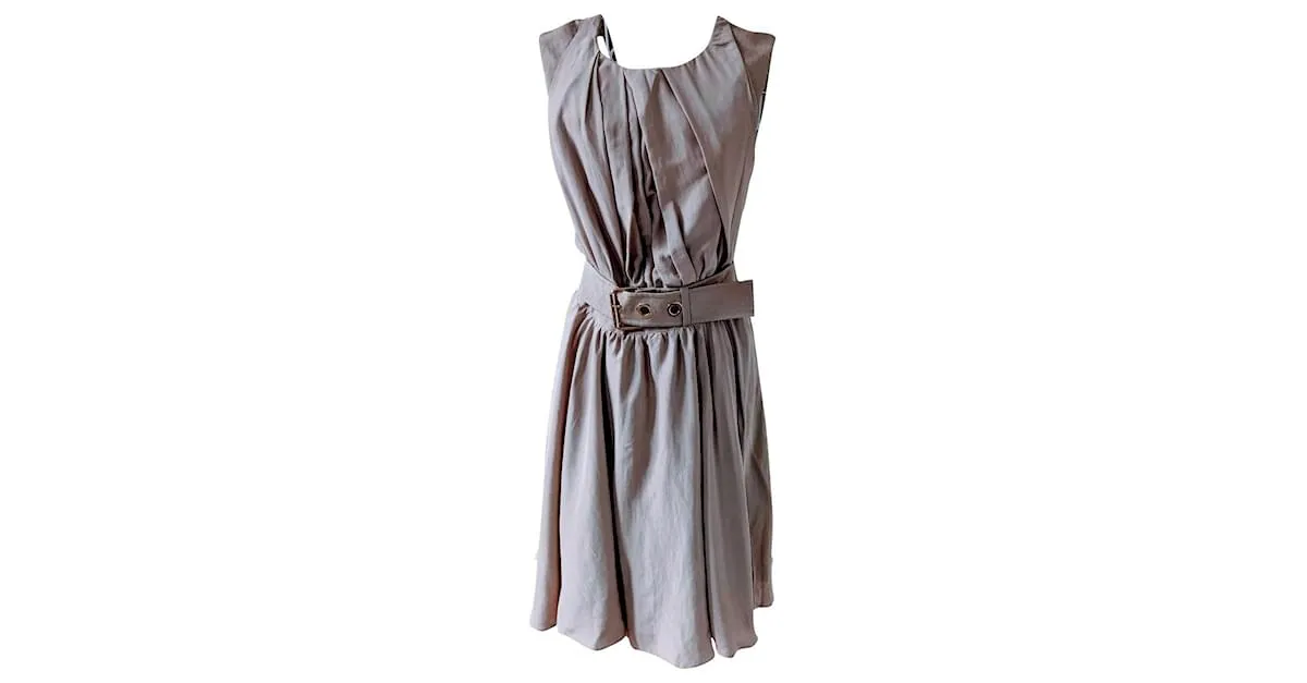 vestido Kenzo con espalda abierta Beige 