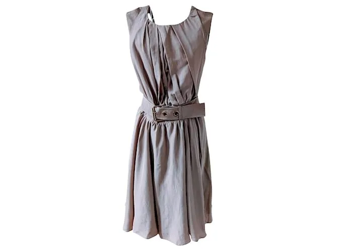 vestido Kenzo con espalda abierta Beige 