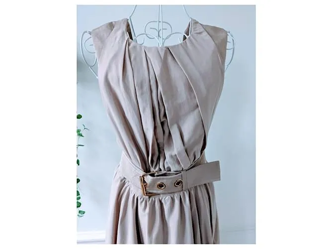 vestido Kenzo con espalda abierta Beige 
