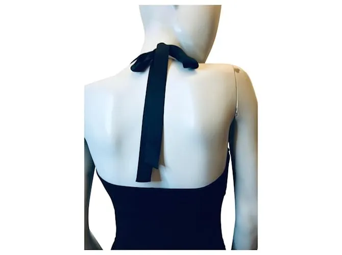 Vestido sin espalda BCBG Max Azria Negro 
