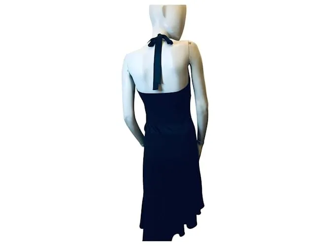 Vestido sin espalda BCBG Max Azria Negro 