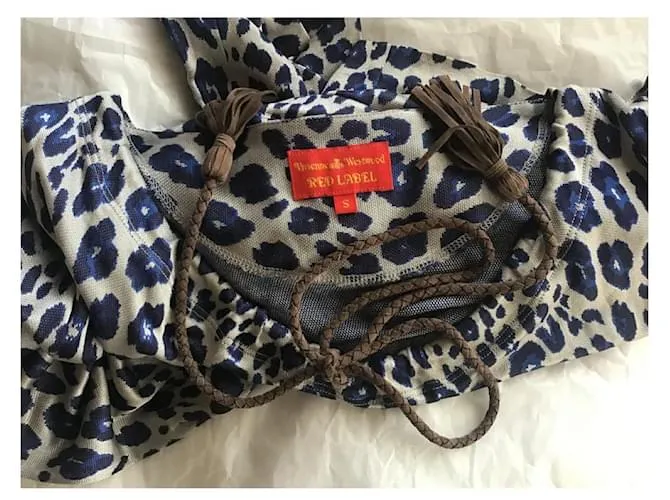 ***Vestido Vivienne Westwood Multicolor Azul marino 