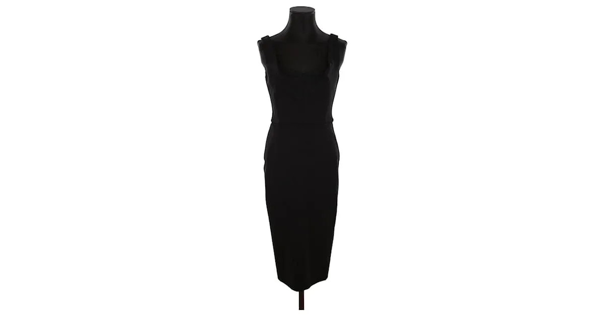 Victoria Beckham Vestido negro 