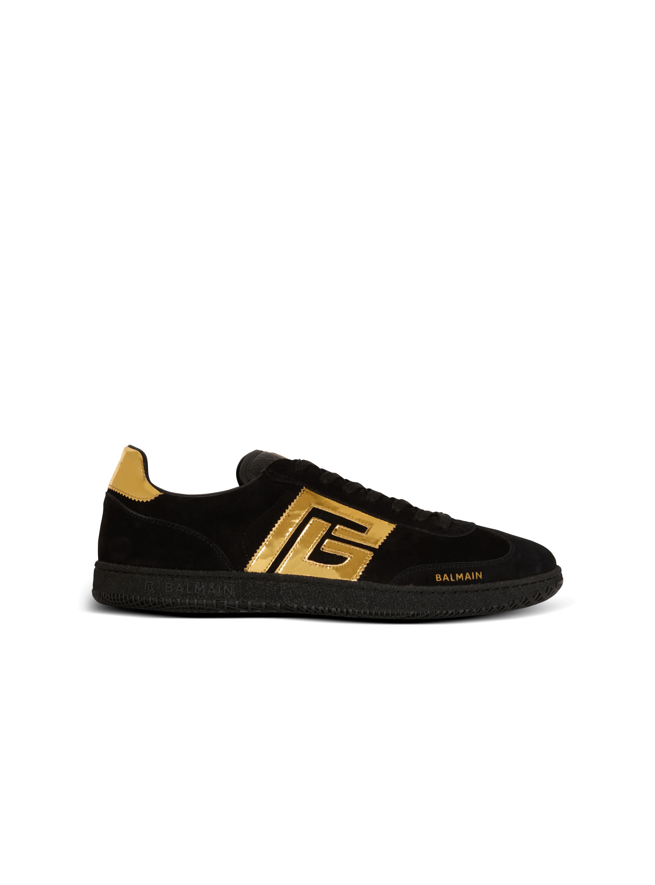 Zapatillas Balmain Swan de ante y charol