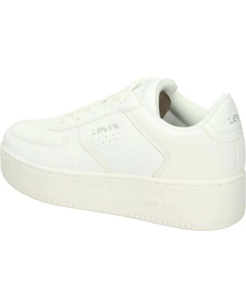 Zapatillas deporte LEVIS  de Mujer ZAPATILLAS NEW UNION BOLD  BLANCO