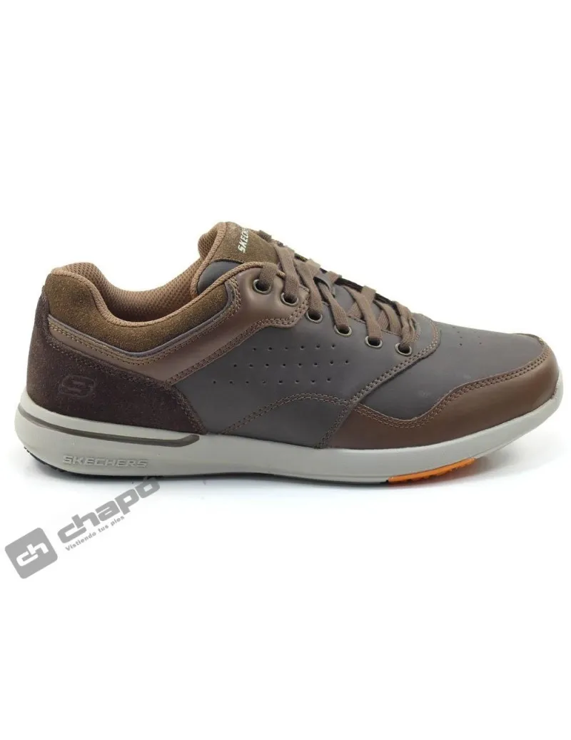 Zapatillas Deportiva Marron Skechers 65406