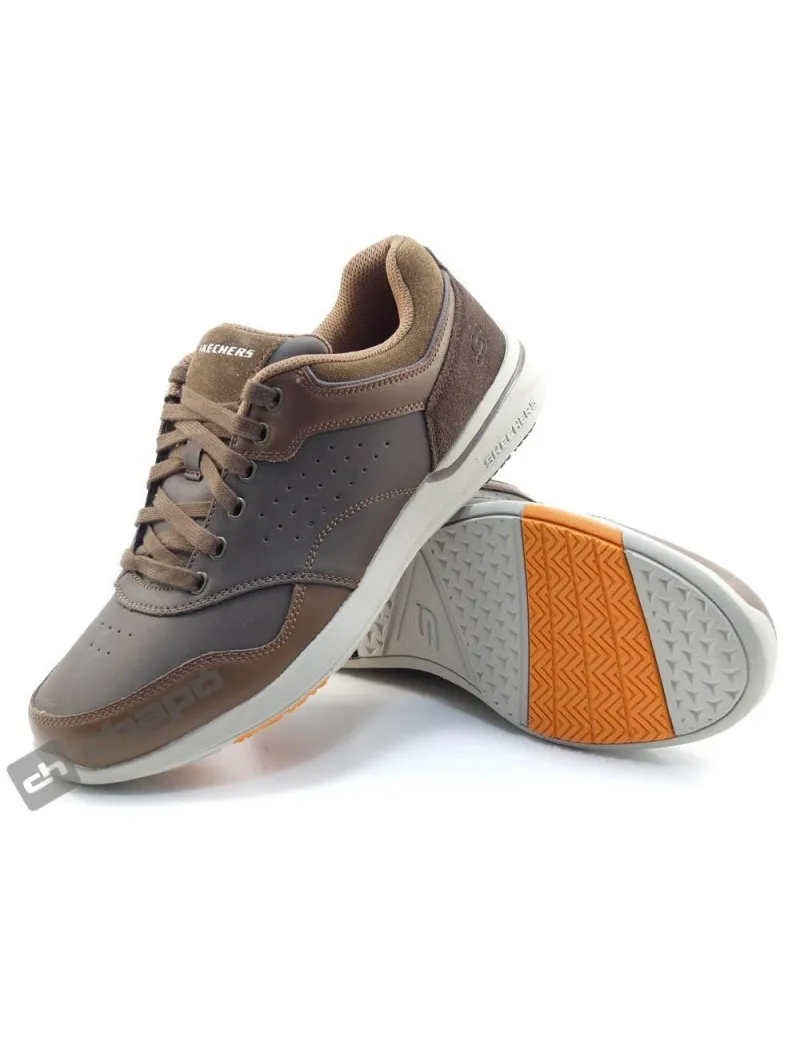 Zapatillas Deportiva Marron Skechers 65406