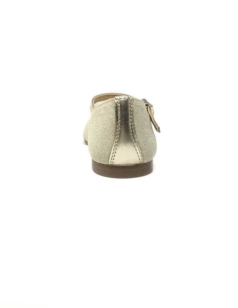 zapato con plumety platino